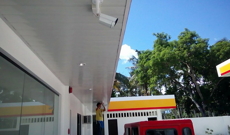 shell gas station security cameras